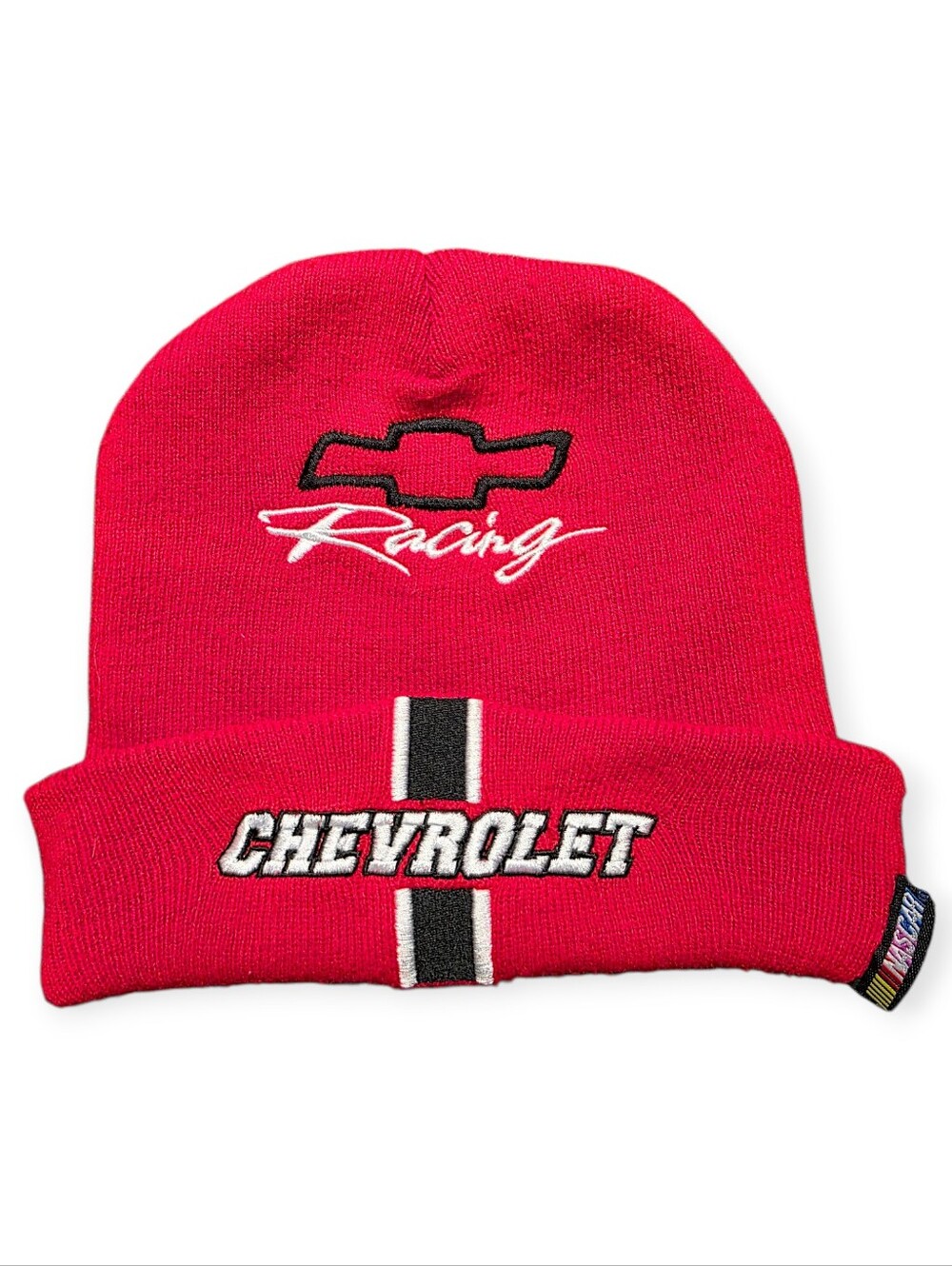 Nascar Red Chevrolet Racing Knit Beanie